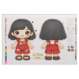 Cut & Sew Plüschfiguren Kinder Nähen für Anfänger Stoff