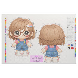 Cut & Sew Plüschtiere - Nähen für Kinder für Anfän Stoff