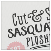 Cut & Sew Sasquatch Fabric - Fun DIY Plush Stoff (Nahaufnahme)