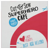 Cut & Sew Superhero Cape - Fun DIY - Red Star Stoff (Muster)
