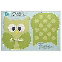 Cut & Sew Woodland Owl Personalisiert gestopftes T