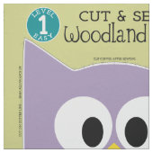 Cut & Sew Woodland Owl Stuff Tierischer Individuel Stoff (Muster)