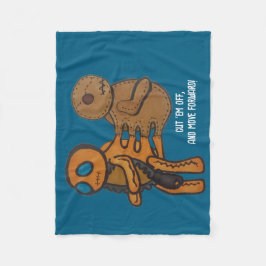 Cut sie aus fleecedecke