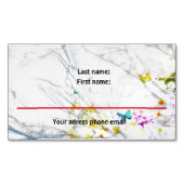 Cut und Classic Magnet Card vier Ihr Geschäft (Vorderseite)