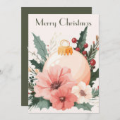 Cut und Festtagskarte Feiertagskarte (Vorne/Hinten)