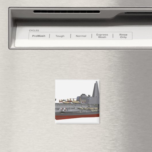 Cutaway-Abbildung Magnet (In Situ (Geschirrspüler))