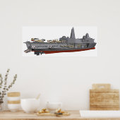 Cutaway-Abbildung Poster (Küche)