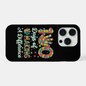 Cute 100 Days Making A Difference Puzzle Inclusion iPhone Hülle (Rückseite (Horizontal))