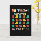 Cute 100 Days Making A Difference Puzzle Inclusion Karte (Gelbe Blume)