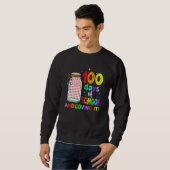 Cute 100 Days Of School And Loving It Teacher Stud Sweatshirt (Vorne ganz)