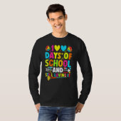 Cute 100 Days Of School And Still Loving It Hearts T-Shirt (Vorne ganz)