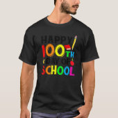 Cute 100 Days Of School Happy 100th Day Of School T-Shirt (Vorderseite)