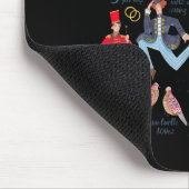 Cute 12 Days Of Christmas Clic Traditional Mousepad (Ecke)