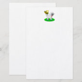 Cute 3-D Look Bee and Lamb Briefpapier (Vorne/Hinten)