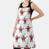 Cute 3D Christmas Cherry Fruit Pattern Apron Schürze (InSitu)