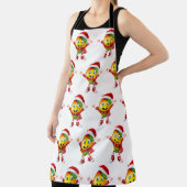 Cute 3D Christmas Mango Fruit Pattern Personalized Schürze (InSitu)
