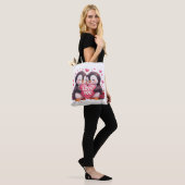 Cute 3D Penguin Love Tote Bag Tasche (Am Model)