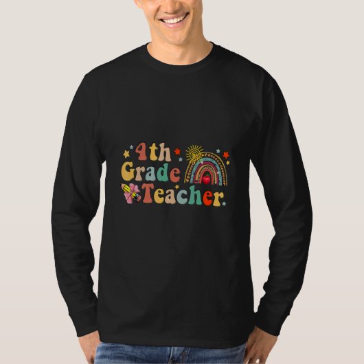 Cute 4th Grade Teacher Welcome back to school Teac T-Shirt (Vorderseite)