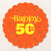 CUTE 50. Geburtstag Untersetzer (Vorderseite)