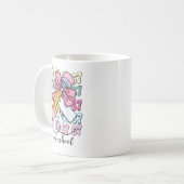 Cute 67 Days Smarter 67 Days Of School Coquette Bo Kaffeetasse (Vorderseite Links)