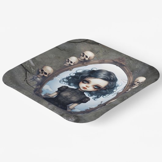 Cute-8-1-Teller Pappteller (Gewinkelt)