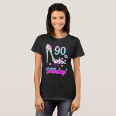 Cute 90 Years Old It's My 90th Birthday Party T-Shirt (Vorne ganz)