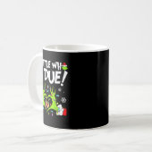 Cute A Little Who Is Due Christmas Pregnancy Annou Kaffeetasse (Vorderseite Links)
