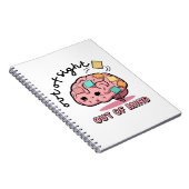Cute ADHD Brain Notebook Notizblock (Rechte Seite)