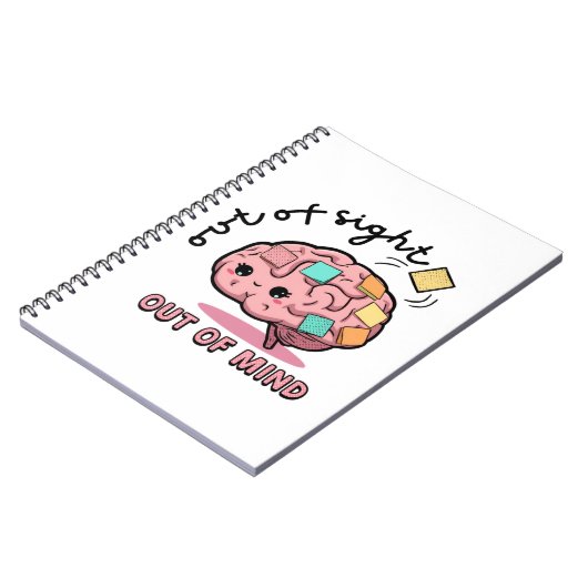 Cute ADHD Brain Notebook Notizblock (Linke Seite)