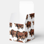 Cute & adorable brown Yak Geschenkschachtel (Geöffnet)