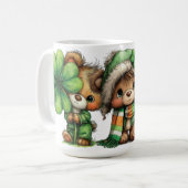 CUTE ADORABLE IRISH DRESSED TEDDY BEARS KAFFEETASSE (Vorderseite Links)