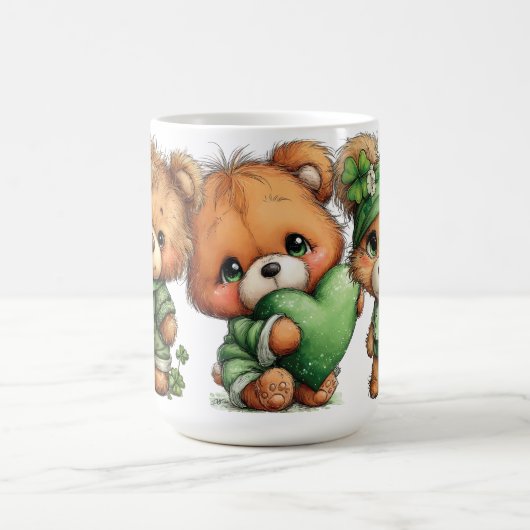 CUTE ADORABLE IRISH DRESSED TEDDY BEARS KAFFEETASSE (Mittel)