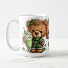 CUTE ADORABLE IRISH DRESSED TEDDY BEARS KAFFEETASSE