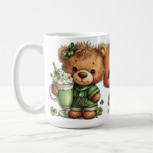 CUTE ADORABLE IRISH DRESSED TEDDY BEARS KAFFEETASSE (Links)
