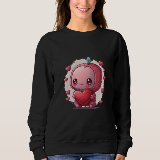 Cute adorable unique Happy Valentine's Day buddies Sweatshirt (Vorderseite)