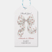 Cute Aesthetic Baby Shower Thank You Geschenkanhänger (Vorderseite)