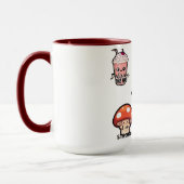 Cute Aesthetic Kawaii Sticker Style Mug  Tasse (Links)