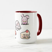 Cute Aesthetic Kawaii Sticker Style Mug  Tasse (VorderseiteRechts)