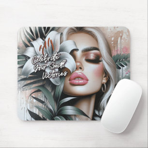 Cute Affirmations von Frauen Mousepad