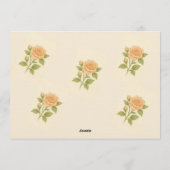 Cute African-American Chibi Girl Birthday Invite Einladung (Rückseite)