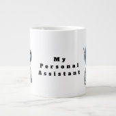 Cute AI Robot Coffee Mug - Tech Inspired Future Bu Jumbo-Tasse (Vorderseite)