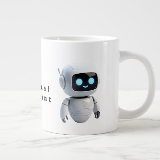 Cute AI Robot Coffee Mug - Tech Inspired Future Bu Jumbo-Tasse (Rechts)
