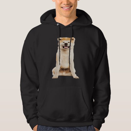 Cute Akita Inu Hoodie (Vorderseite)