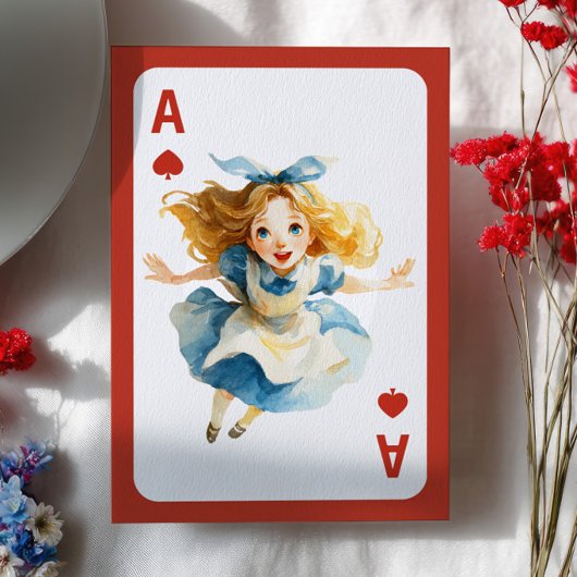 Cute Alice in ONEDERLAND 1st Birthday Tea Party Einladung