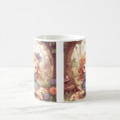 Cute Alice in Wonderland Whimsical Woodland Art Kaffeetasse (Mittel)