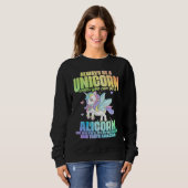 Cute Alicorn Magical Unicorn Fantasy Legendary Cre Sweatshirt (Vorne ganz)