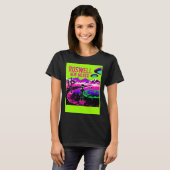 Cute Alien in Area 51 UFOs T-Shirt (Vorne ganz)
