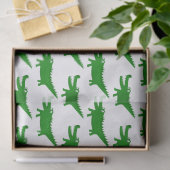  Cute Alligator Drawing Seidenpapier (Geschenk)