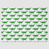  Cute Alligator Drawing Seidenpapier (Vorderseite)