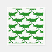  Cute Alligator Drawing Serviette (Vorderseite)